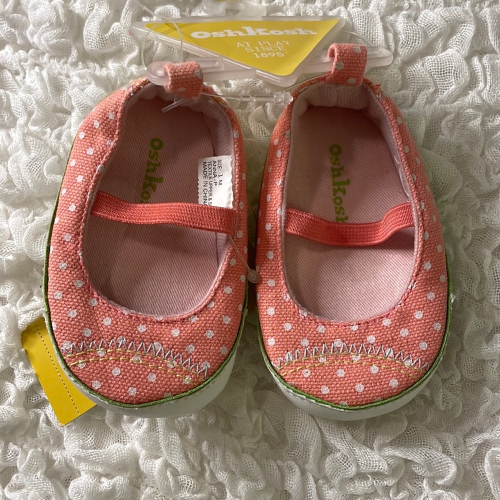 Osh Kosh Baby Girls Slip On Shoes